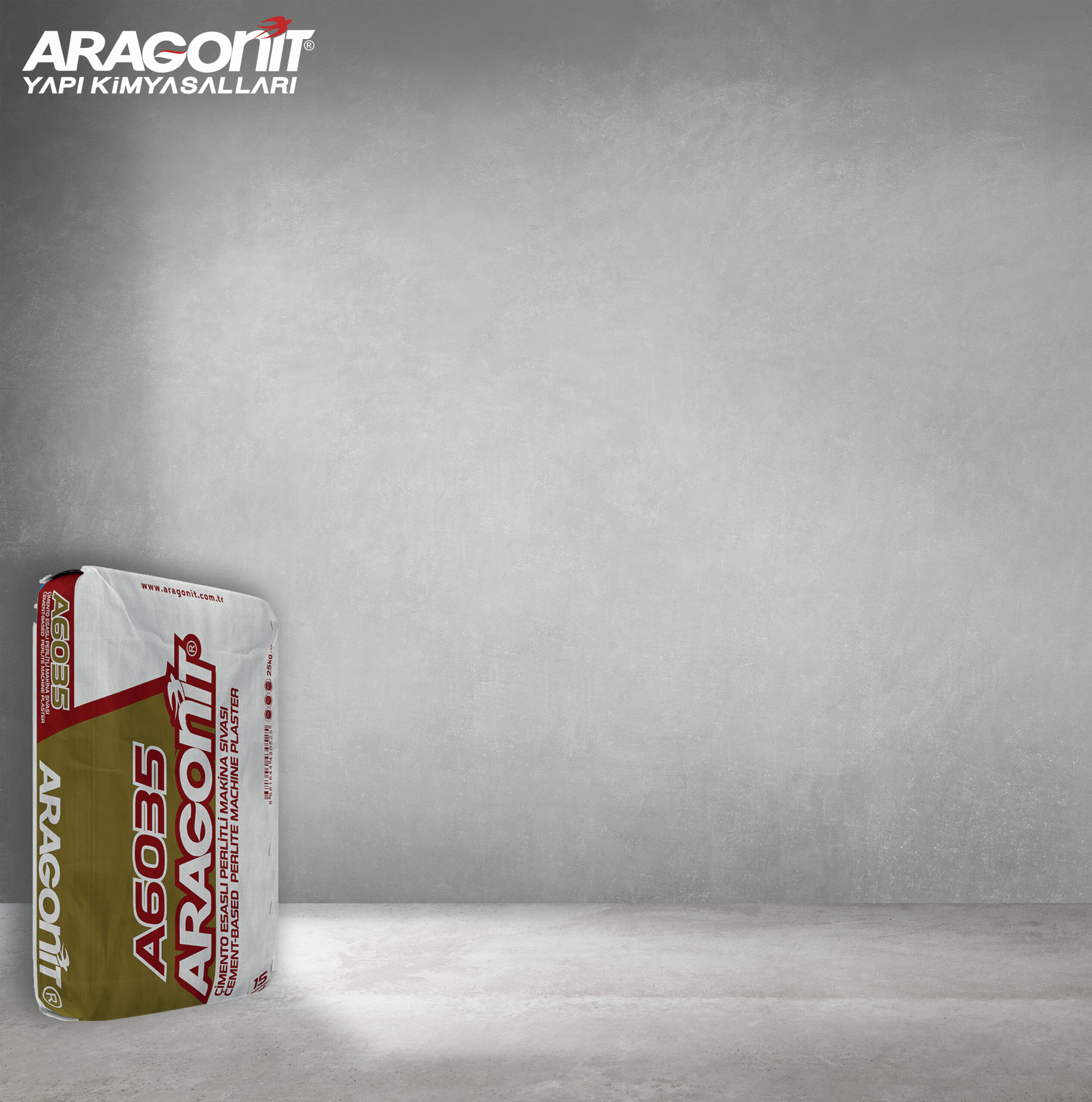 Aragonit A6035 ÇİMENTO ESASLI PERLİTLİ MAKİNE SIVASI