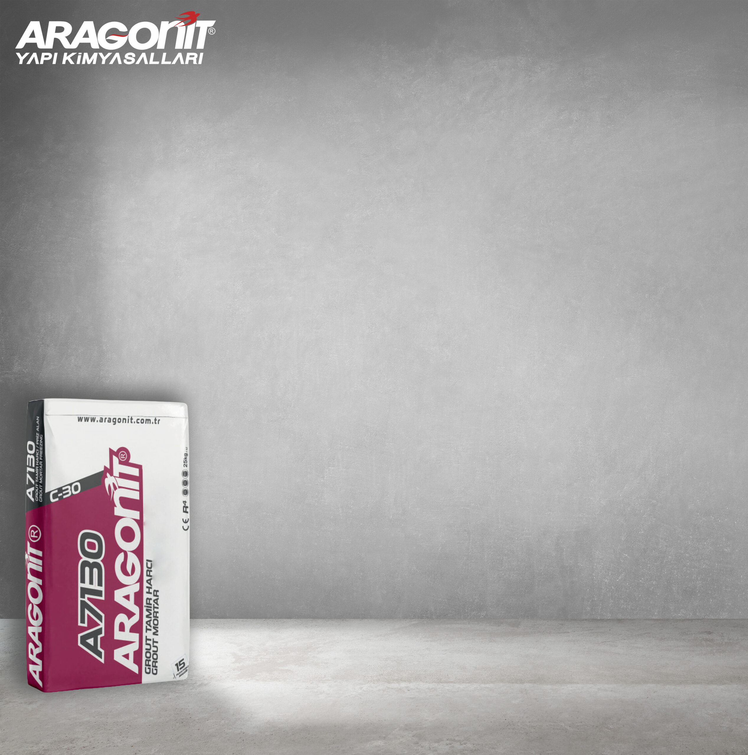 Aragonit A7130-HIZLI PRİZ ALAN C-30 GROUT HARCI