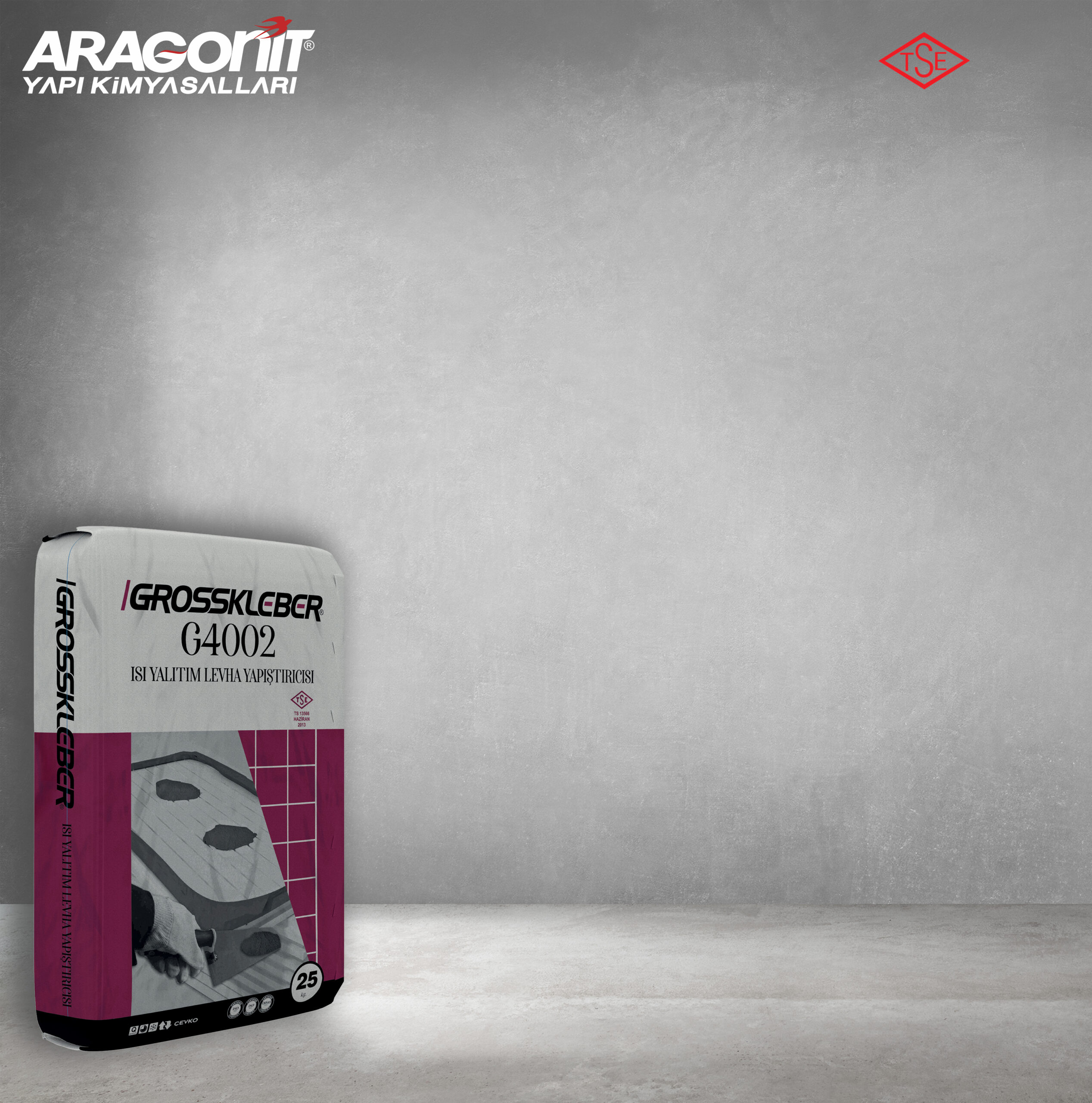 Aragonit G4002 ISI YALITIM LEVHA YAPIŞTIRICISI